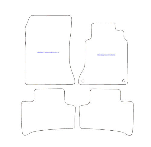 Mercedes B Class B250E Car Mats (2014-2018)